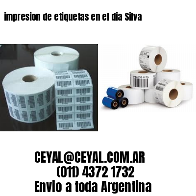 impresion de etiquetas en el dia Silva