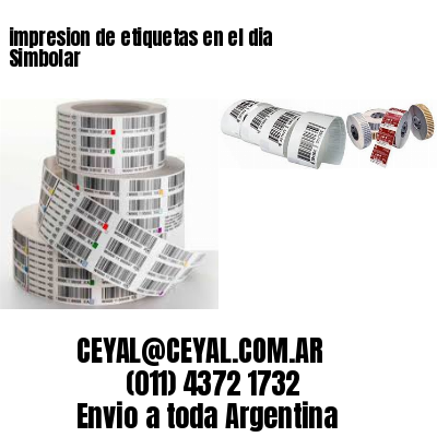 impresion de etiquetas en el dia Simbolar