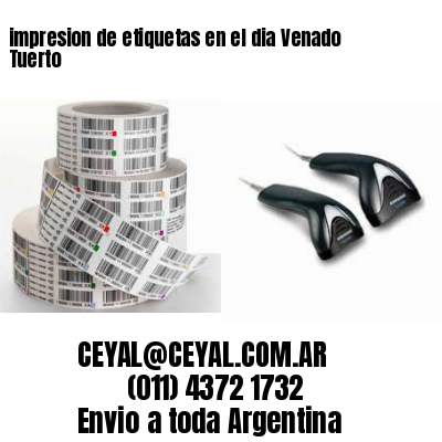 impresion de etiquetas en el dia Venado Tuerto