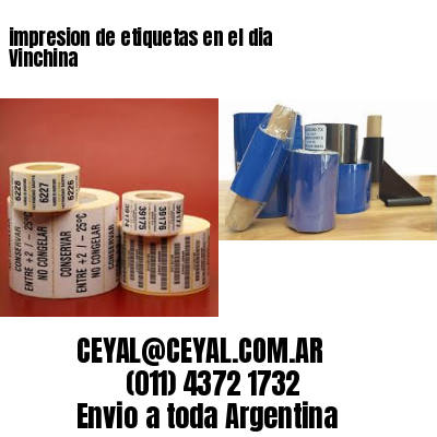 impresion de etiquetas en el dia Vinchina