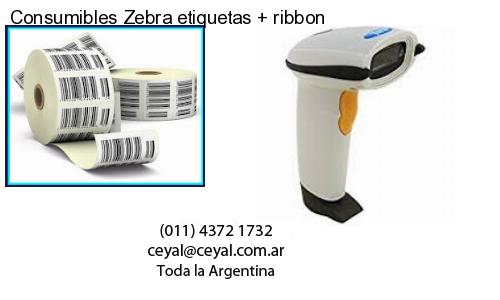 Consumibles Zebra etiquetas   ribbon