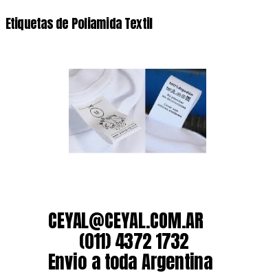 Etiquetas de Poliamida Textil
