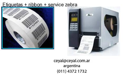 Etiquetas   ribbon   service zebra