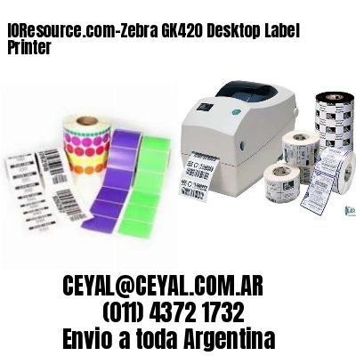 IOResource.com-Zebra GK420 Desktop Label Printer