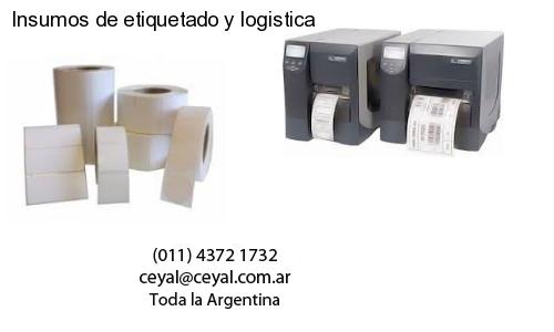 Insumos de etiquetado y logistica