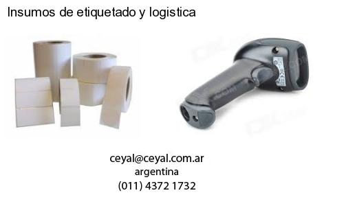 Insumos de etiquetado y logistica