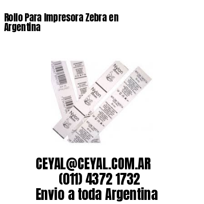 Rollo Para Impresora Zebra en   Argentina