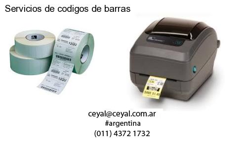 Servicios de codigos de barras