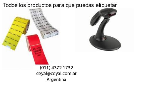 Todos los productos para que puedas etiquetar