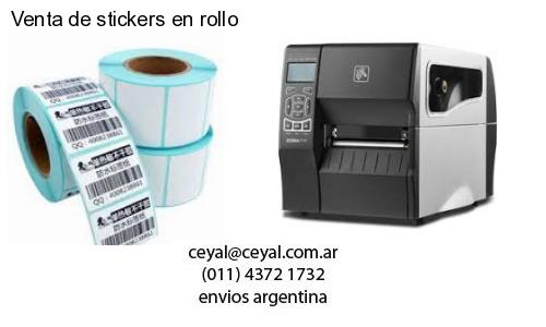 Venta de stickers en rollo