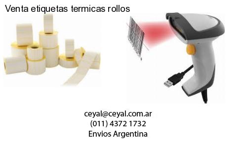 Venta etiquetas termicas rollos