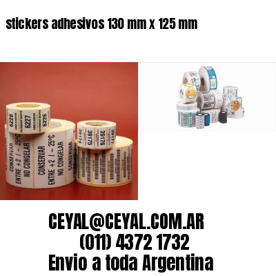 stickers adhesivos 130 mm x 125 mm