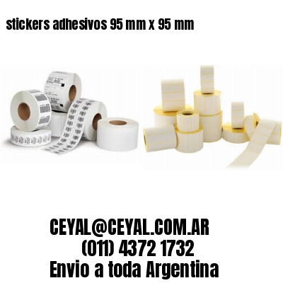 stickers adhesivos 95 mm x 95 mm