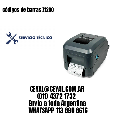 códigos de barras Zt200