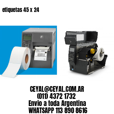 etiquetas 45 x 24