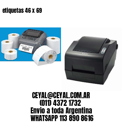 etiquetas 46 x 69