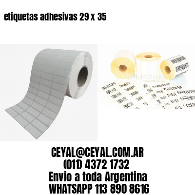 etiquetas adhesivas 29 x 35