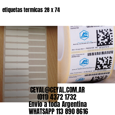 etiquetas termicas 28 x 74