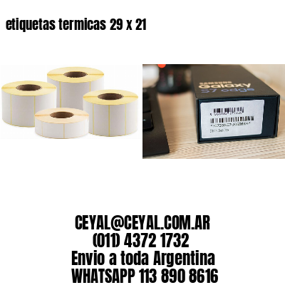 etiquetas termicas 29 x 21