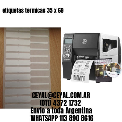 etiquetas termicas 35 x 69