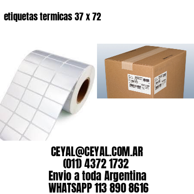 etiquetas termicas 37 x 72