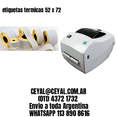 etiquetas termicas 52 x 72