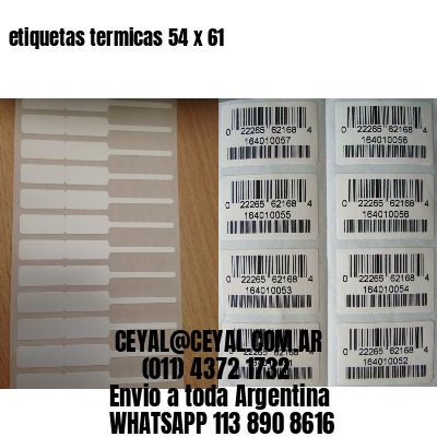 etiquetas termicas 54 x 61