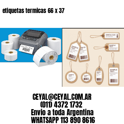 etiquetas termicas 66 x 37