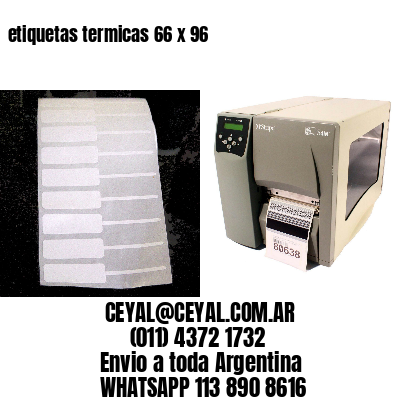 etiquetas termicas 66 x 96