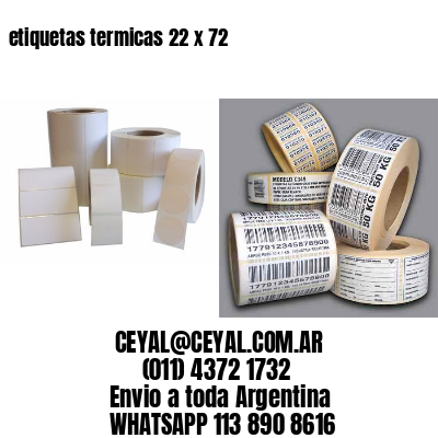 etiquetas termicas 22 x 72