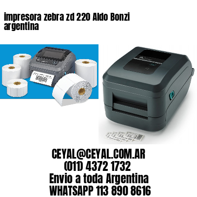 impresora zebra zd 220 Aldo Bonzi argentina