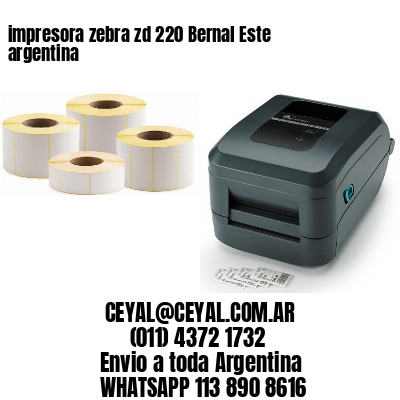 impresora zebra zd 220 Bernal Este argentina