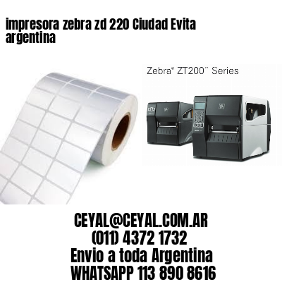 impresora zebra zd 220 Ciudad Evita argentina