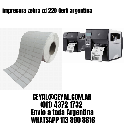 impresora zebra zd 220 Gerli argentina