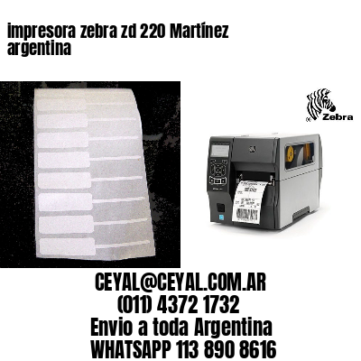 impresora zebra zd 220 Martínez argentina
