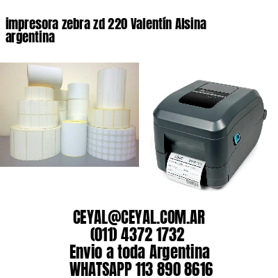 impresora zebra zd 220 Valentín Alsina argentina