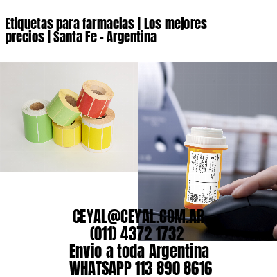 Etiquetas para farmacias | Los mejores precios | Santa Fe – Argentina