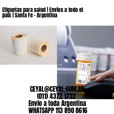 Etiquetas para salud | Envíos a todo el país | Santa Fe – Argentina