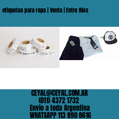 etiquetas para ropa | Venta | Entre Rios