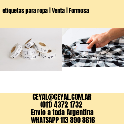 etiquetas para ropa | Venta | Formosa