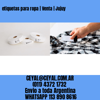 etiquetas para ropa | Venta | Jujuy