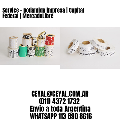 Service – poliamida impresa | Capital Federal | MercadoLibre