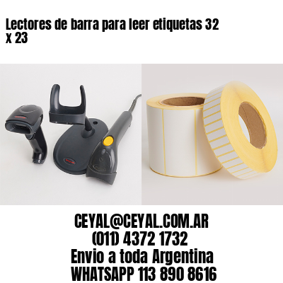 Lectores de barra para leer etiquetas 32 x 23