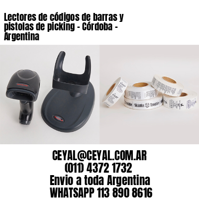 Lectores de códigos de barras y pistolas de picking – Córdoba – Argentina