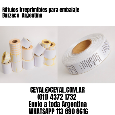 Rótulos irreprimibles para embalaje Burzaco  Argentina