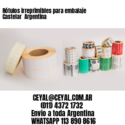 Rótulos irreprimibles para embalaje Castelar  Argentina