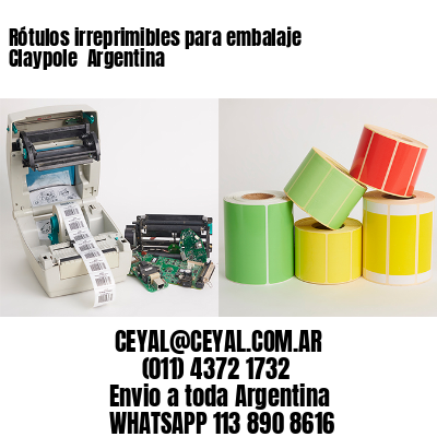 Rótulos irreprimibles para embalaje Claypole  Argentina