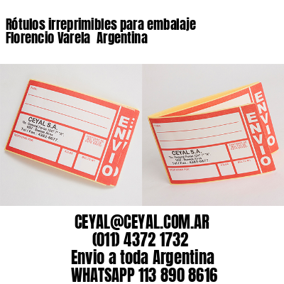 Rótulos irreprimibles para embalaje Florencio Varela  Argentina