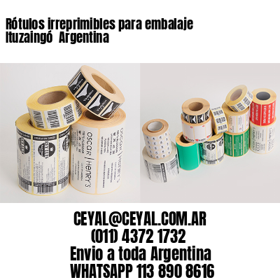 Rótulos irreprimibles para embalaje Ituzaingó  Argentina