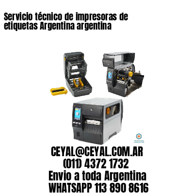 Servicio técnico de impresoras de etiquetas Argentina argentina